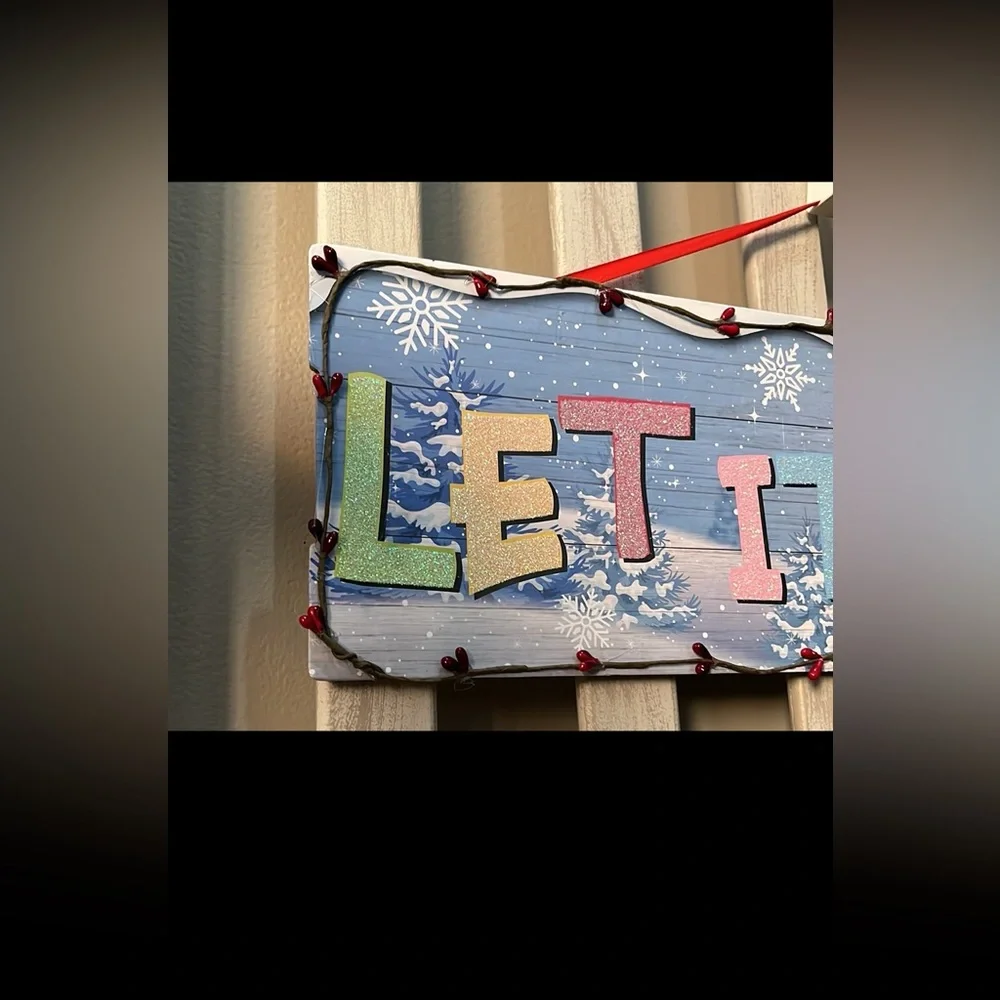 Clearance ~ ⭐️ A 2 for $14 item ⭐️ Christmas Holiday Door or Wall Hanging 🎄🆕🎄